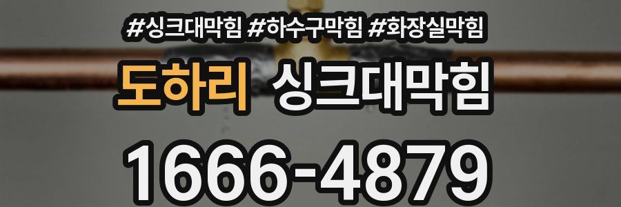 싱크대막힘