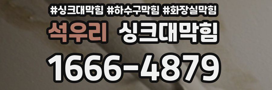 싱크대막힘
