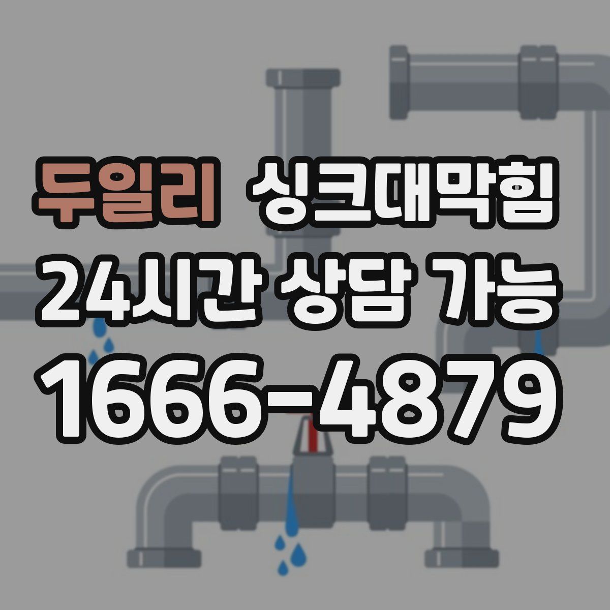 두일리 싱크대막힘