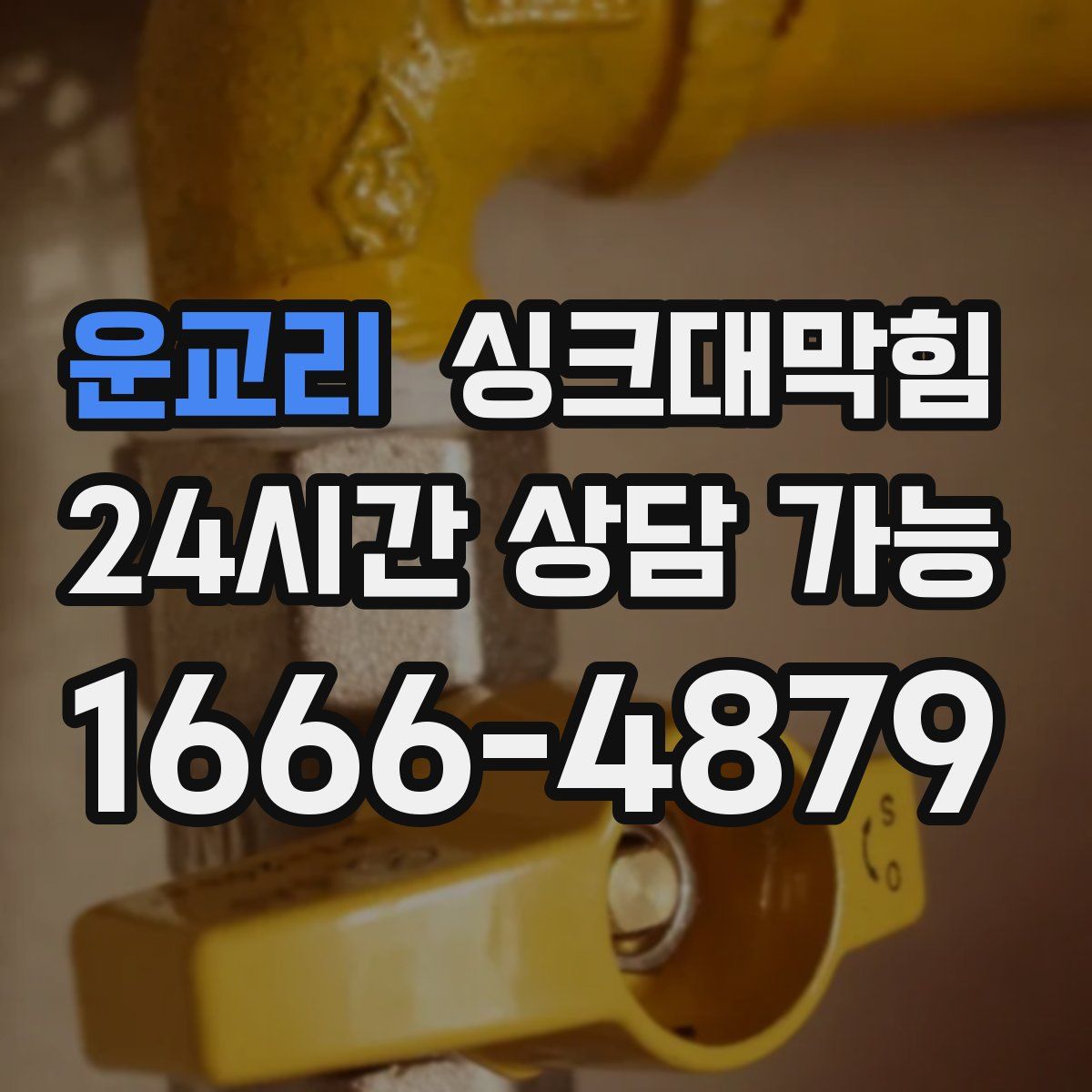 운교리 싱크대막힘