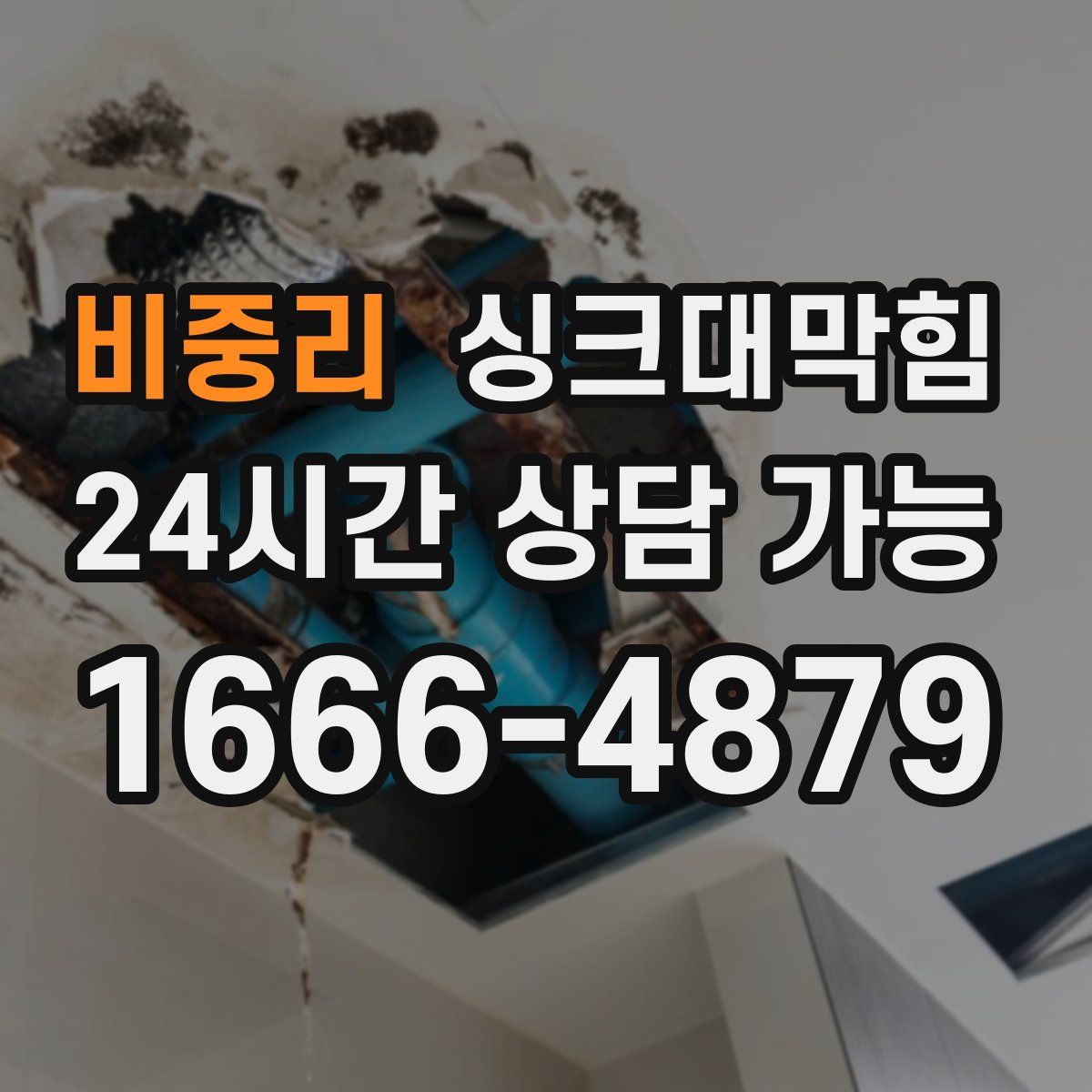 비중리 싱크대막힘