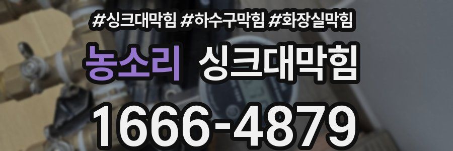 싱크대막힘
