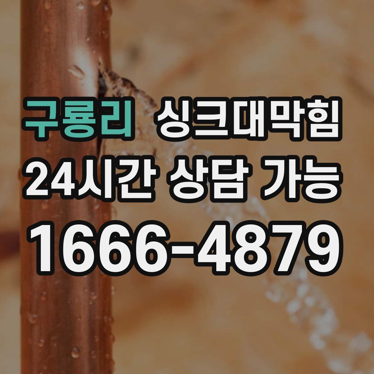 구룡리 싱크대막힘