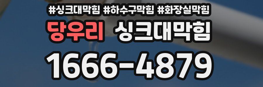 싱크대막힘
