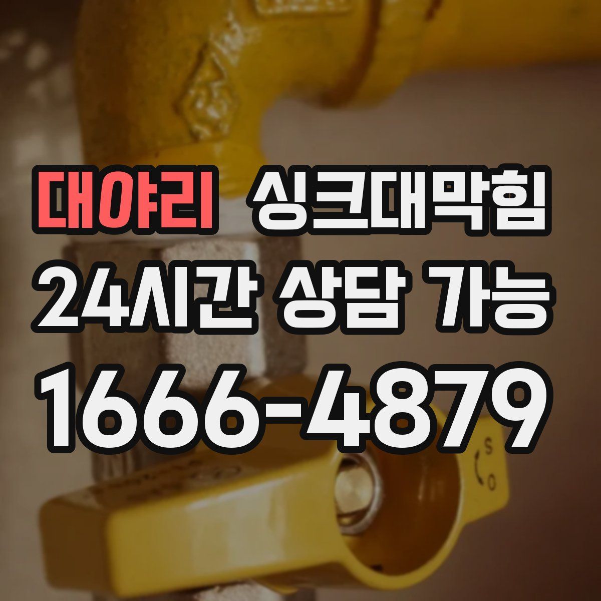 대야리 싱크대막힘