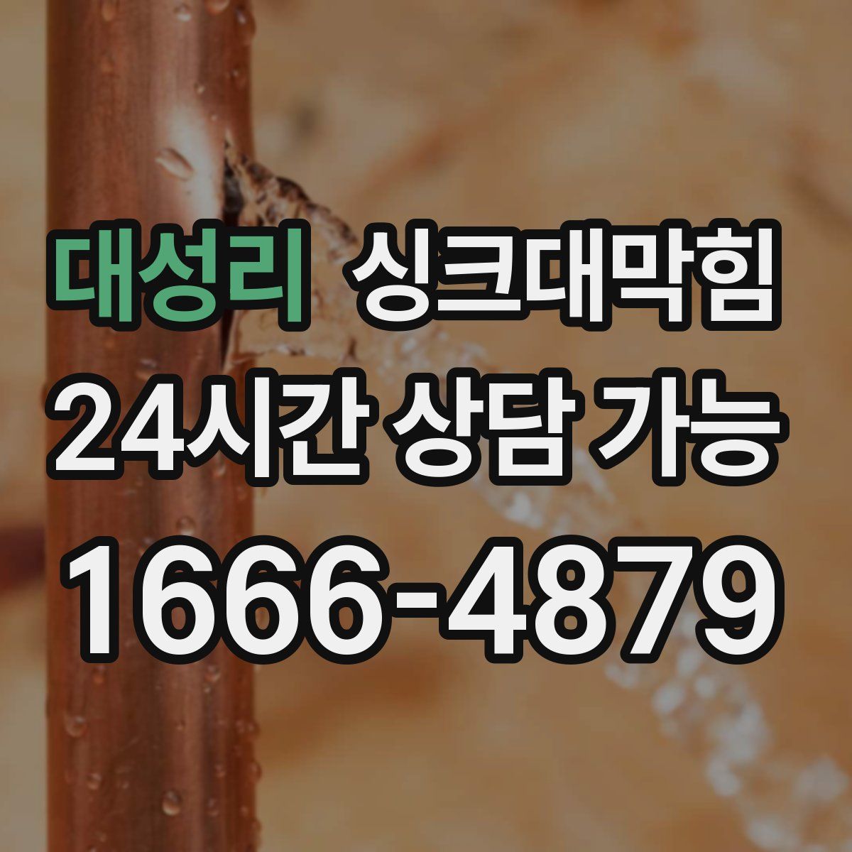 대성리 싱크대막힘