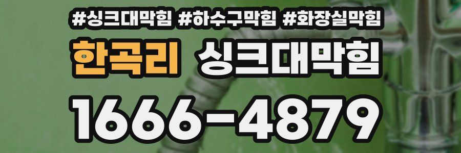 싱크대막힘