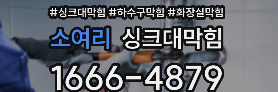 싱크대막힘