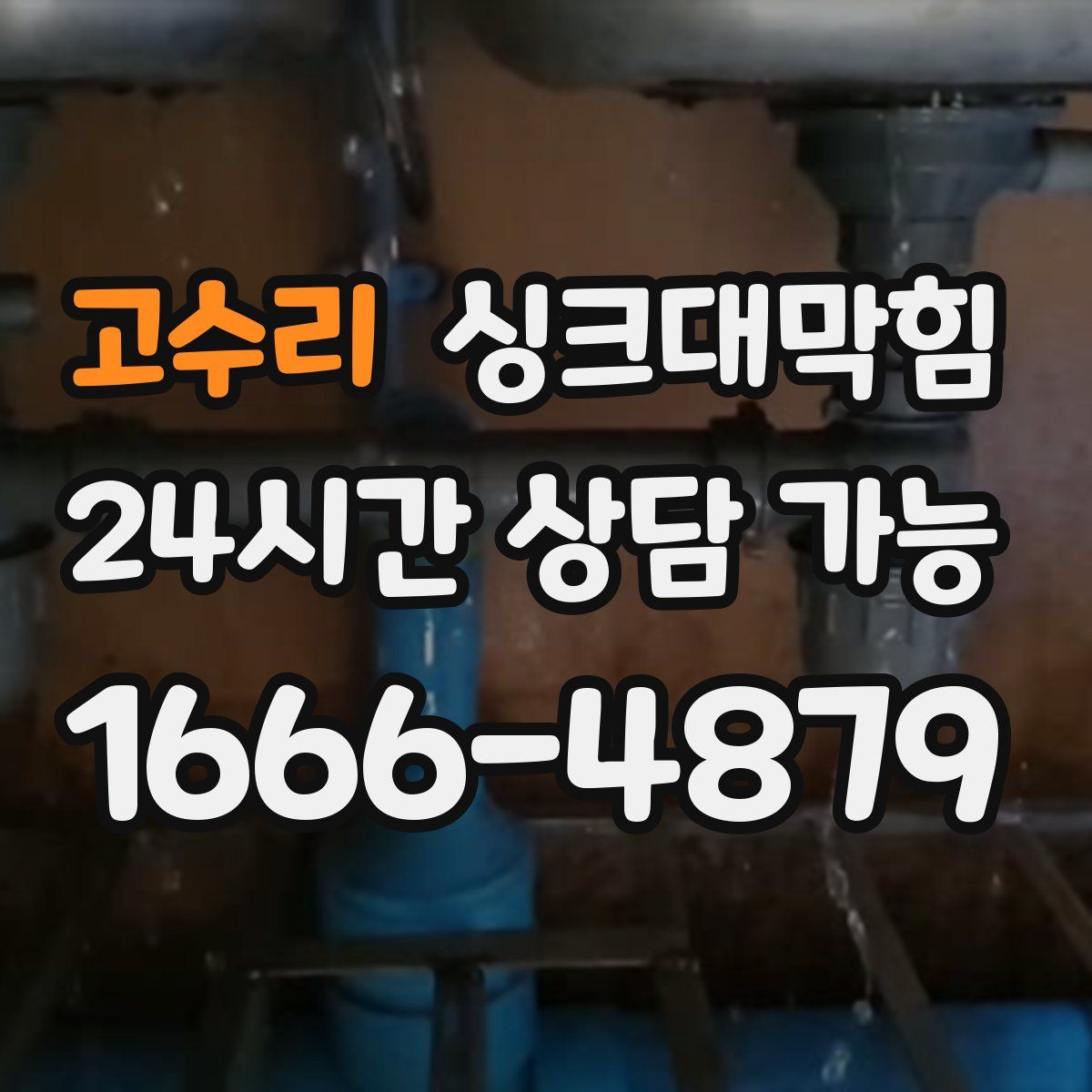 고수리 싱크대막힘