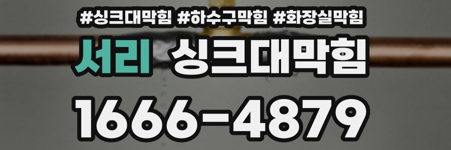싱크대막힘