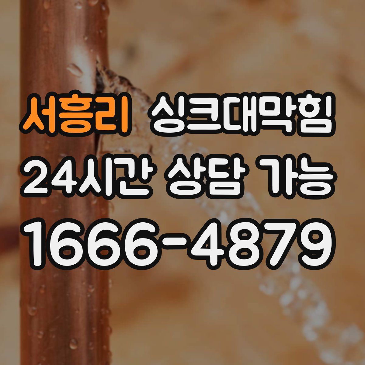 서흥리 싱크대막힘