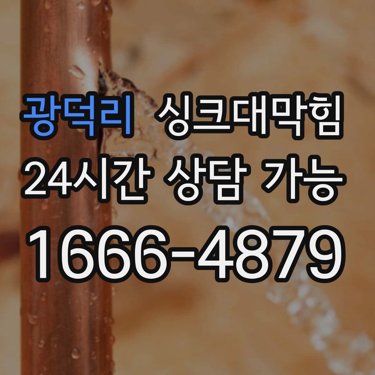 광덕리 싱크대막힘