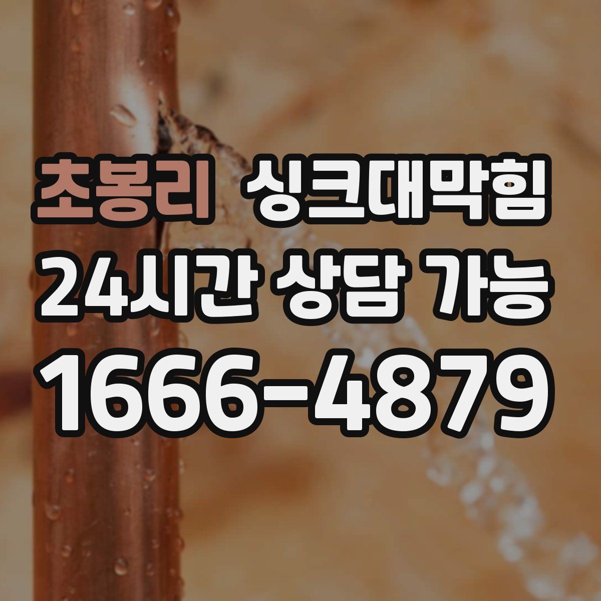 초봉리 싱크대막힘