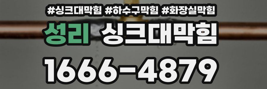 싱크대막힘