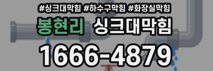 싱크대막힘