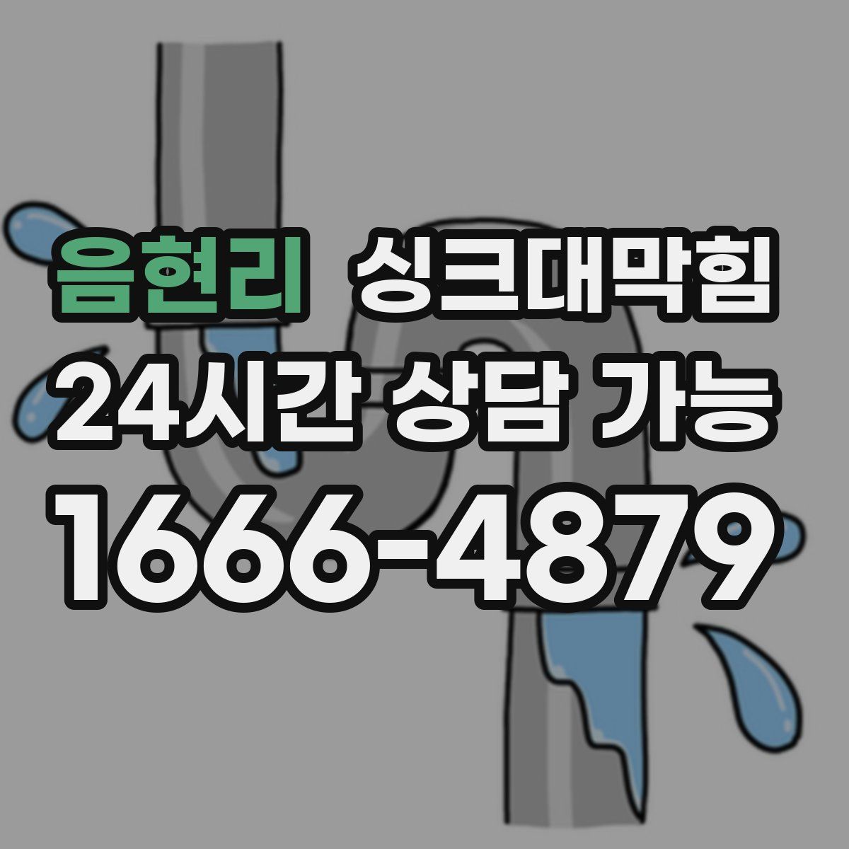 음현리 싱크대막힘