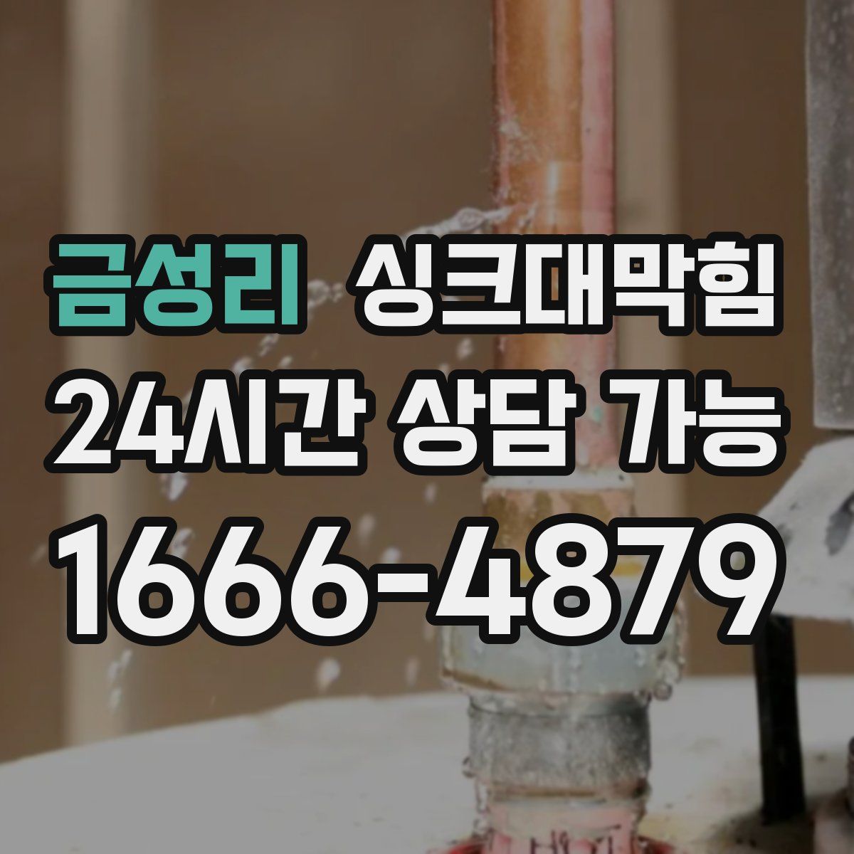 금성리 싱크대막힘