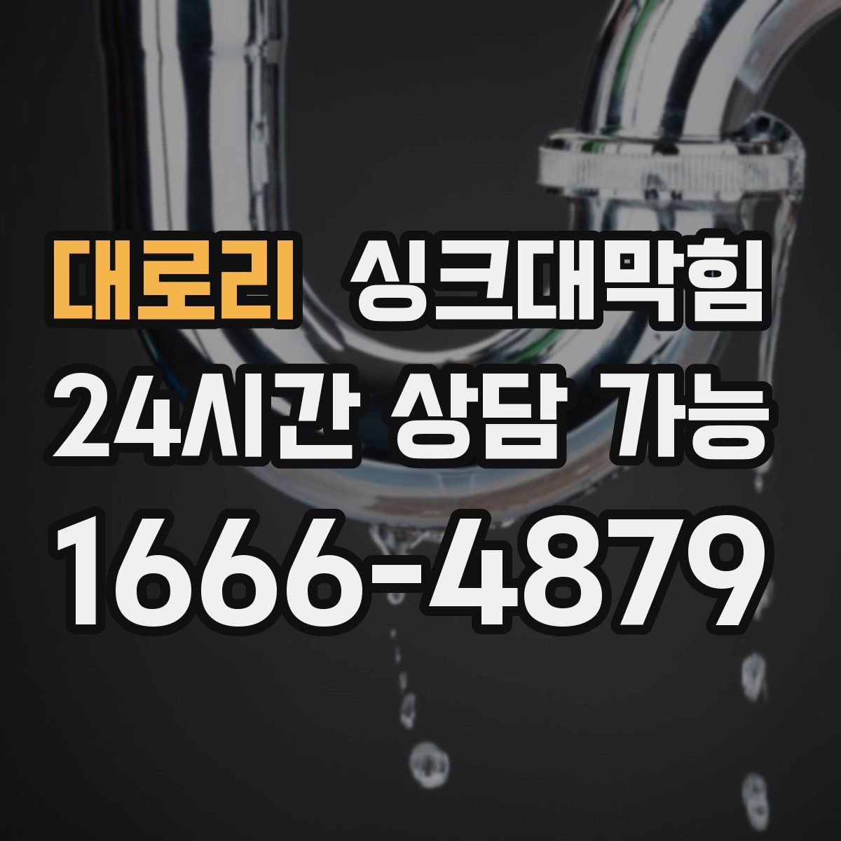 대로리 싱크대막힘