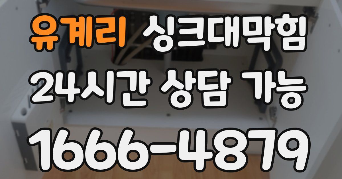 유계리 싱크대 뚫기