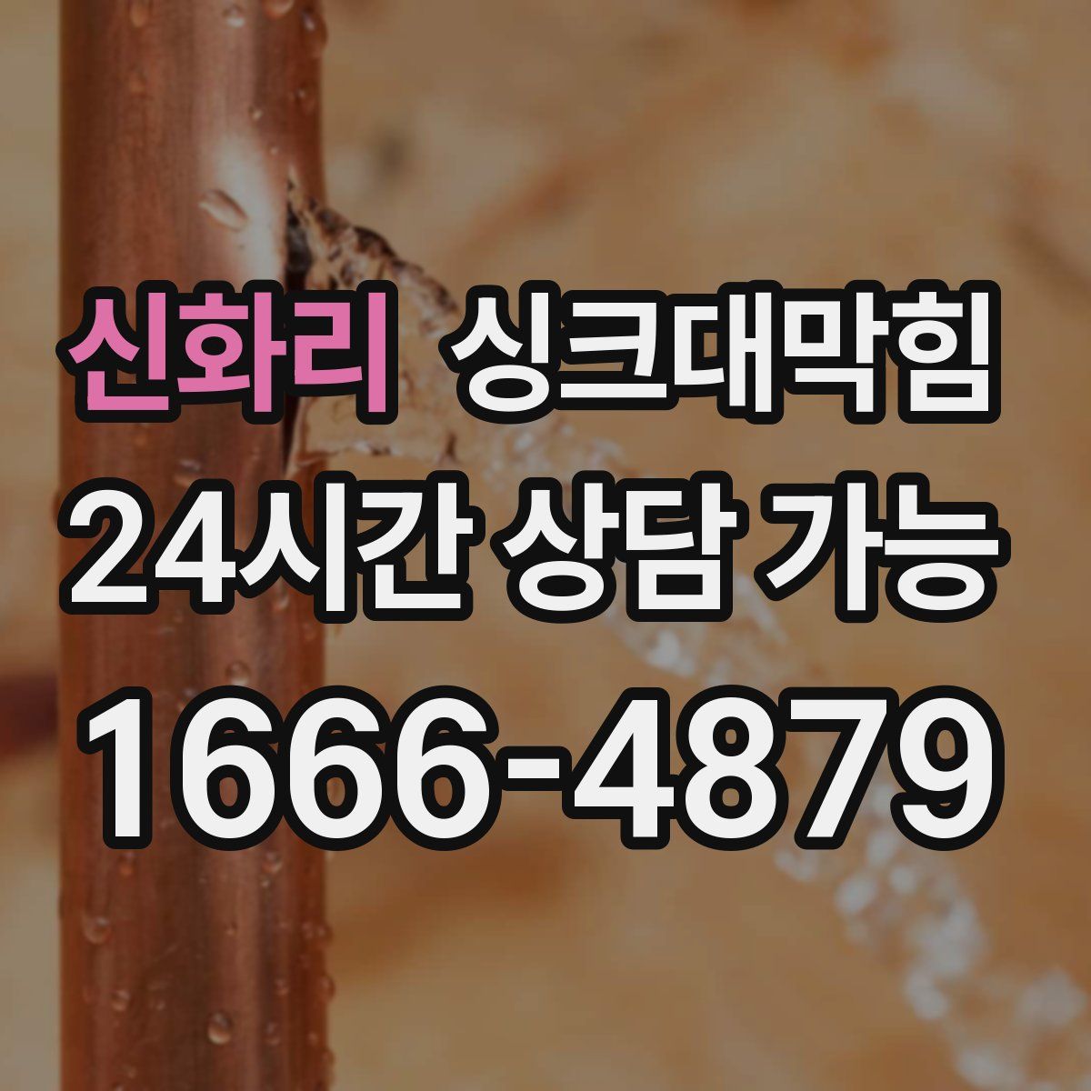 신화리 싱크대막힘