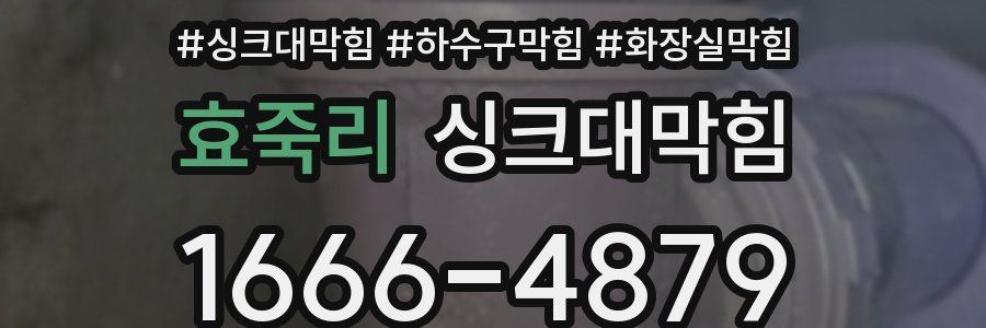 싱크대막힘