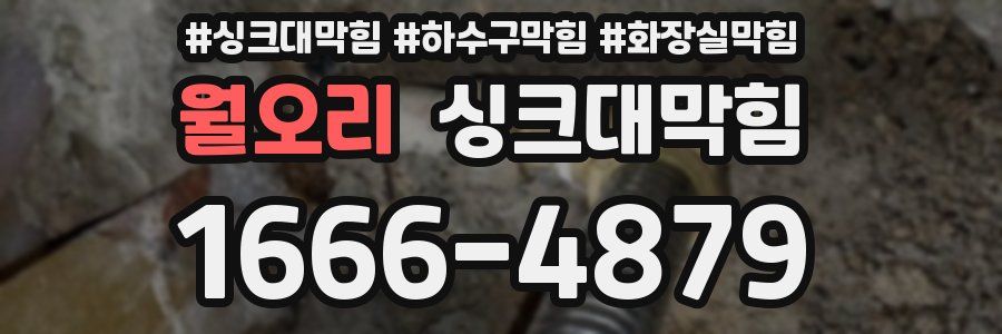 싱크대막힘