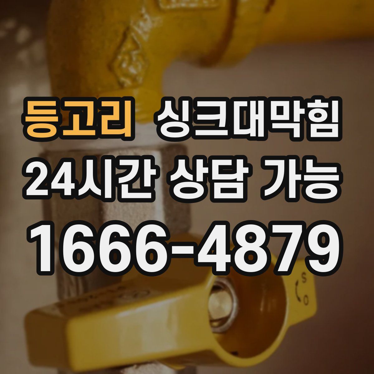 등고리 싱크대막힘