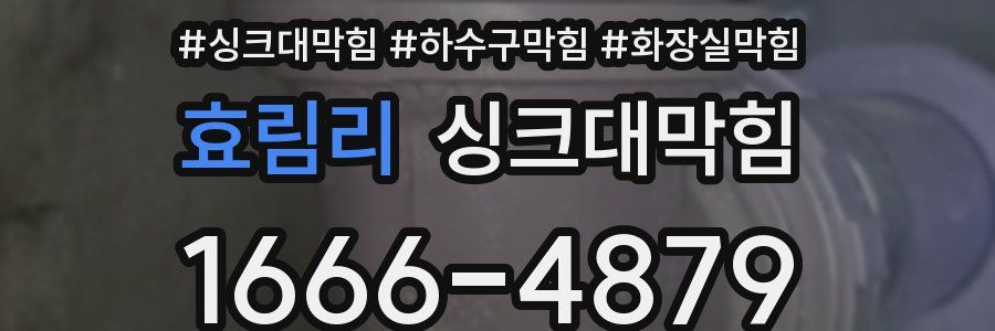 싱크대막힘