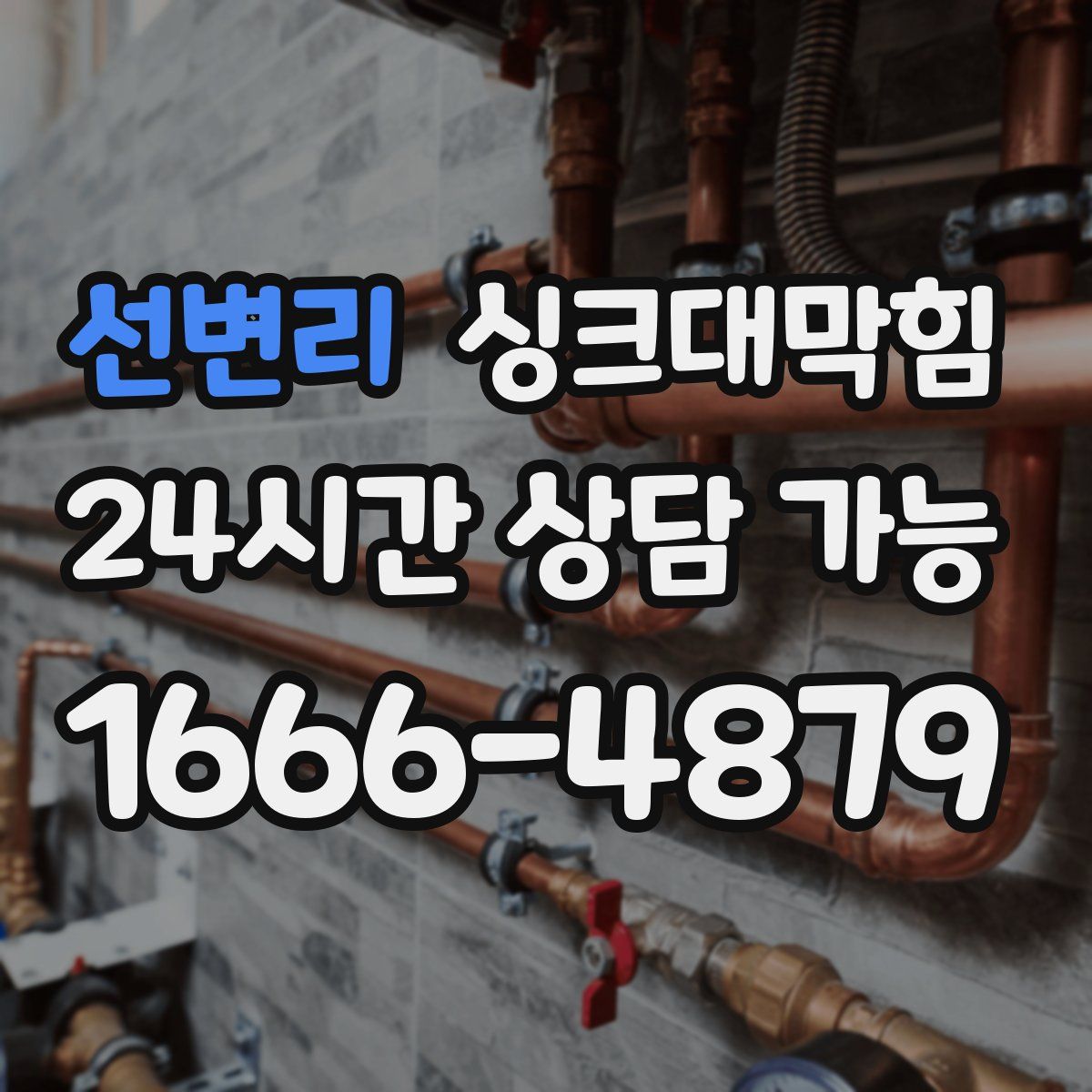 선변리 싱크대막힘