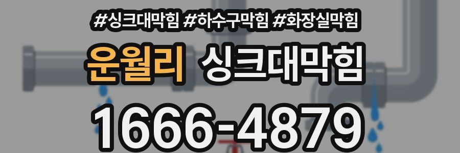 싱크대막힘