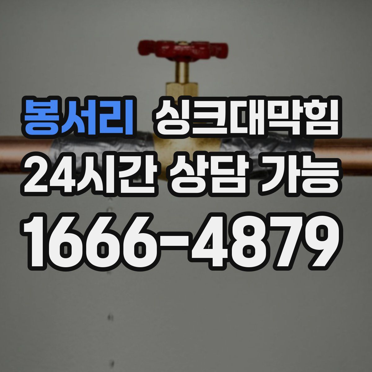 봉서리 싱크대막힘