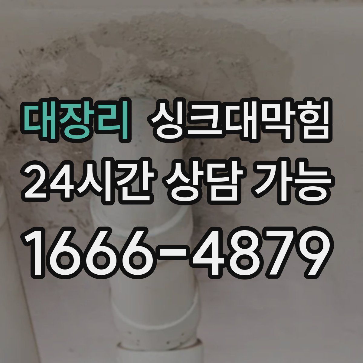 대장리 싱크대막힘