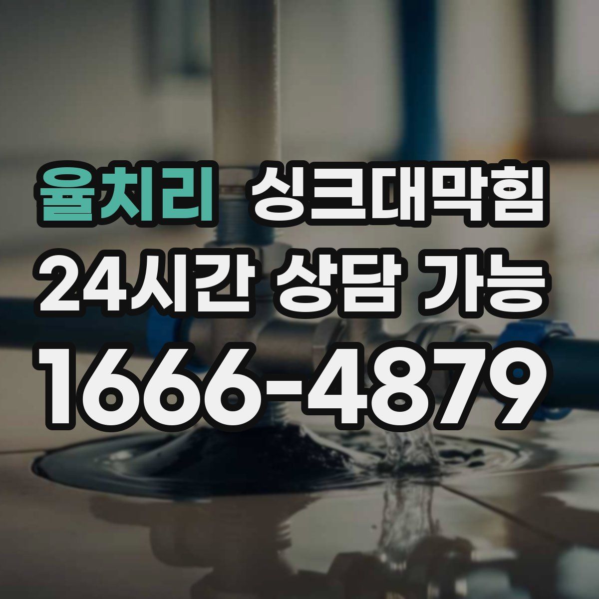 율치리 싱크대막힘