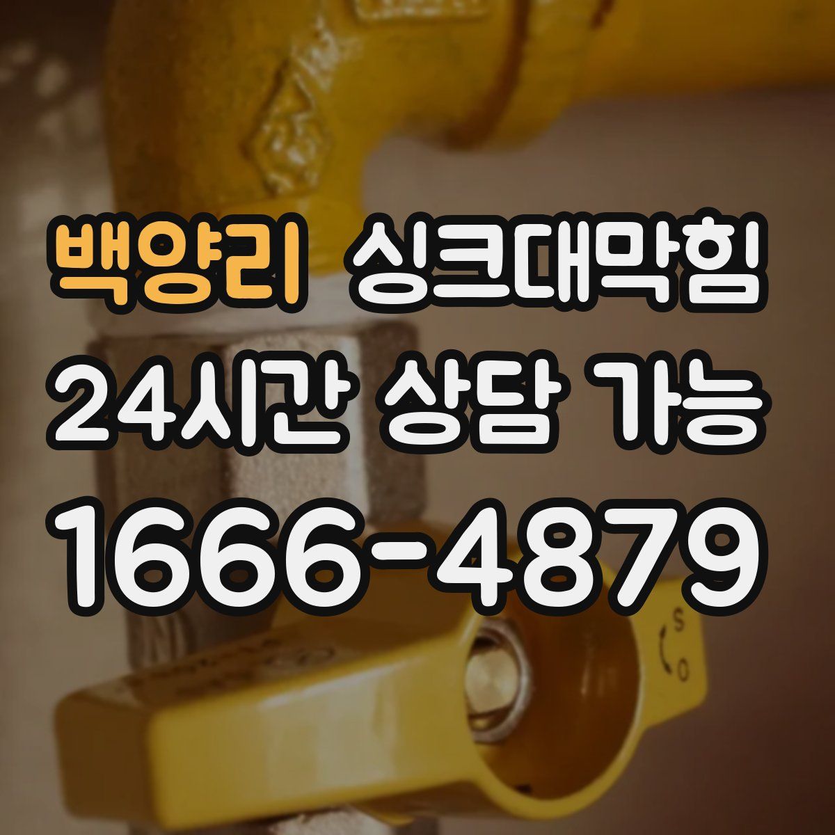 백양리 싱크대막힘