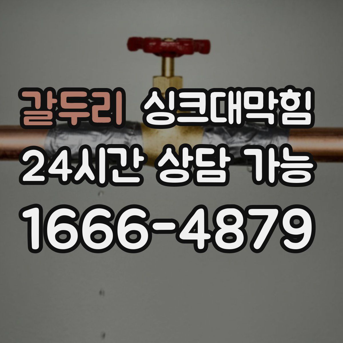 갈두리 싱크대막힘