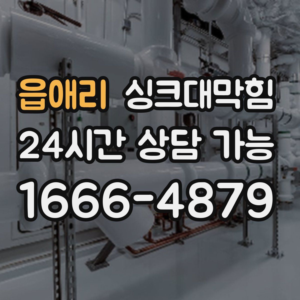 읍애리 싱크대막힘