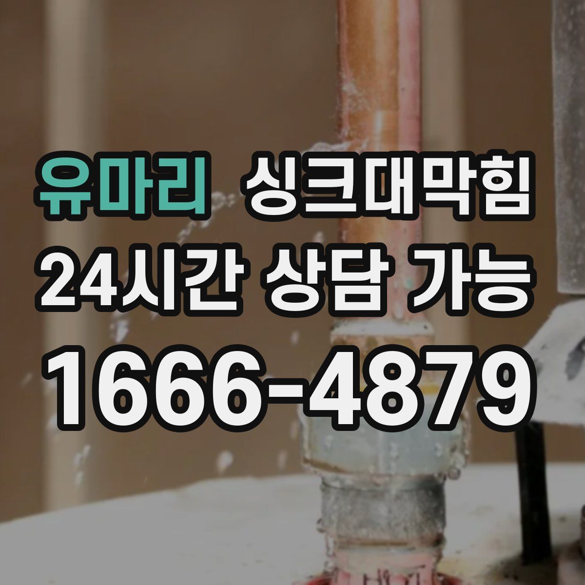 유마리 싱크대막힘