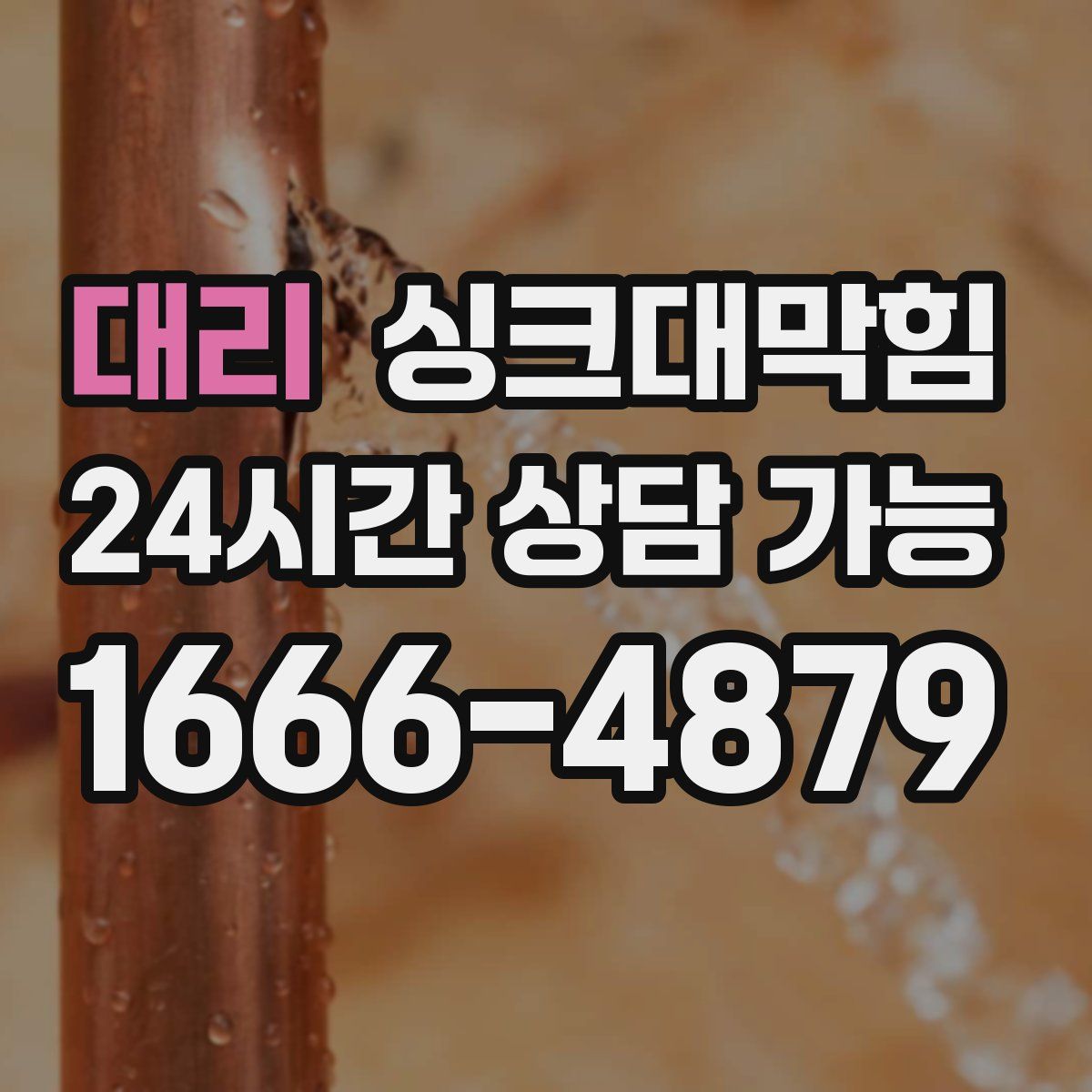 대리 싱크대막힘