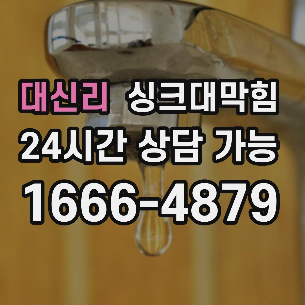 대신리 싱크대막힘