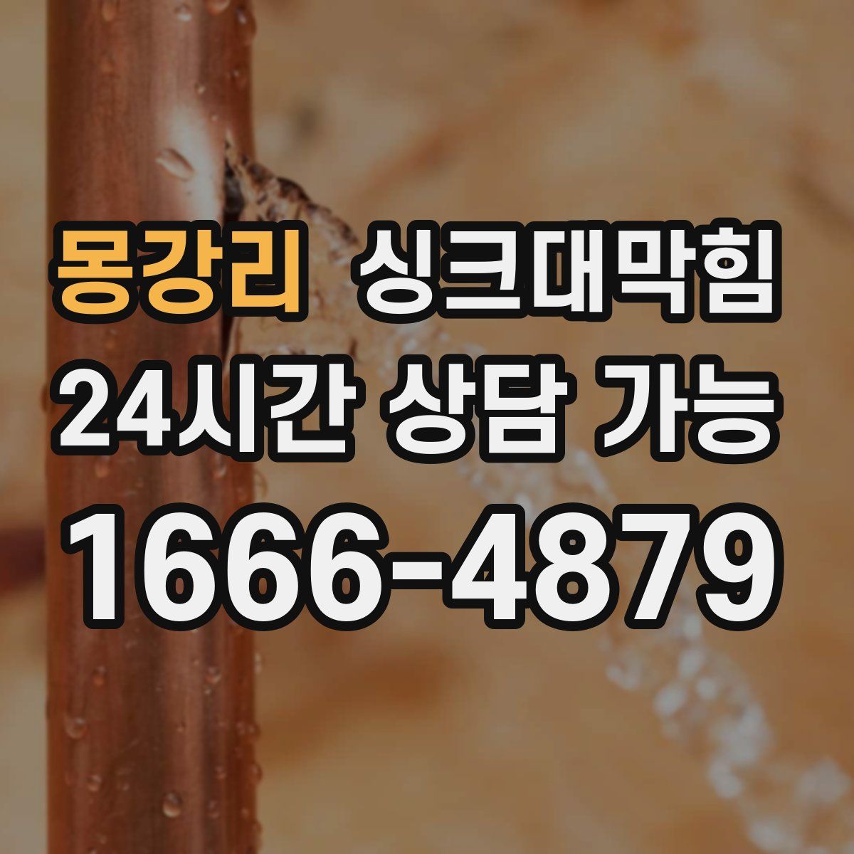 몽강리 싱크대막힘