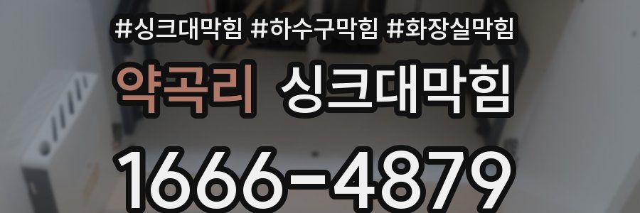 싱크대막힘