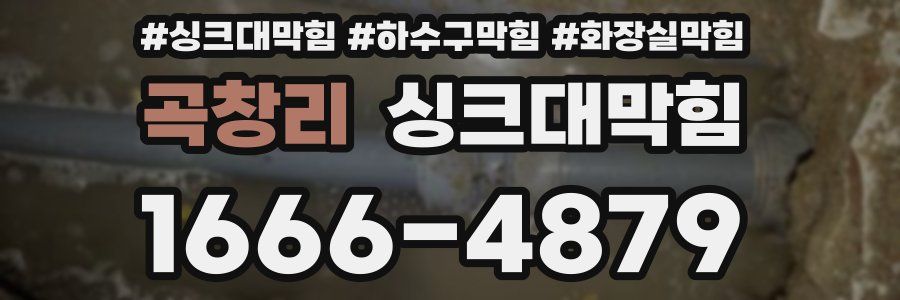 싱크대막힘