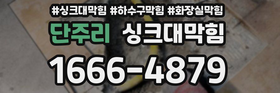 싱크대막힘