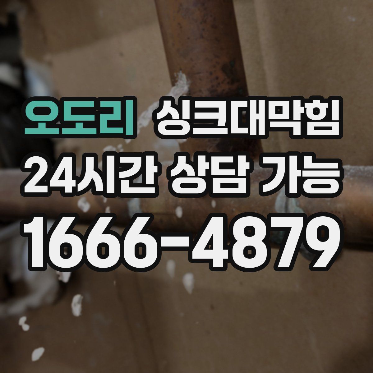 오도리 싱크대막힘