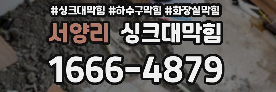 싱크대막힘