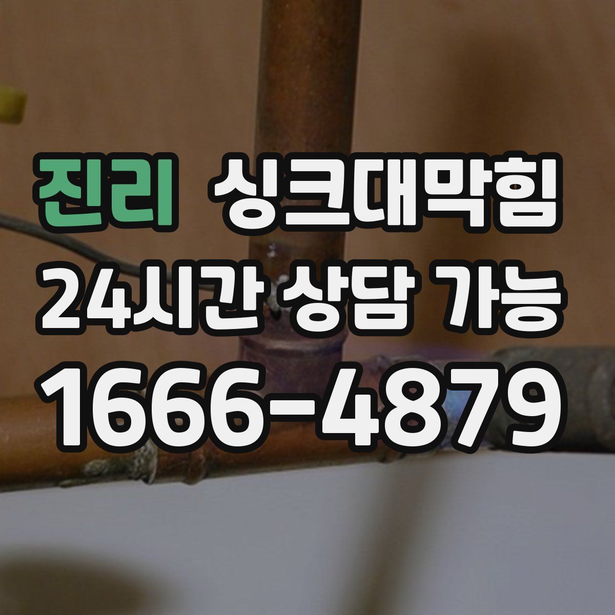 진리 싱크대막힘