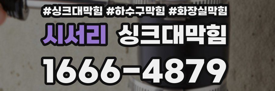 싱크대막힘