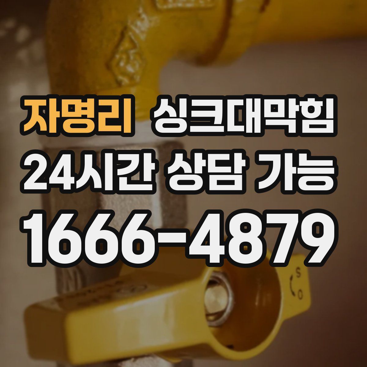 자명리 싱크대막힘