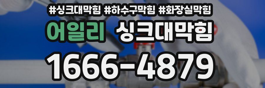 싱크대막힘