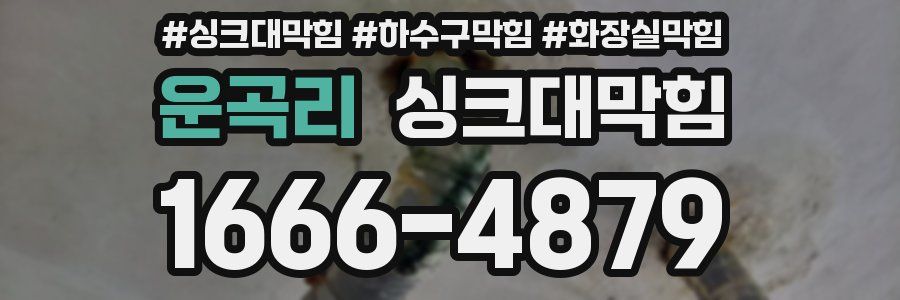 싱크대막힘